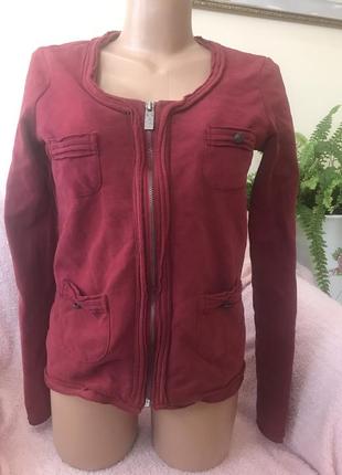 Крутой стильный брендовый жакет кардиган цвета марсала🍇