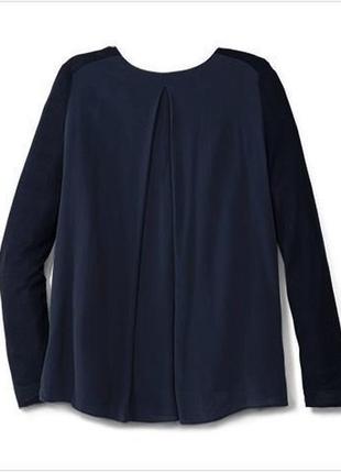 40 р-р євро пуловер-блуза з комбінованих тканин тсм тchibo німеччина