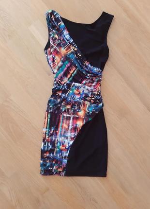 Платье асиметричное quiz р.36 (8)