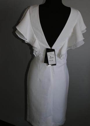 Белое нарядное платье mohito,открытая спина, новое, оригинал3 фото