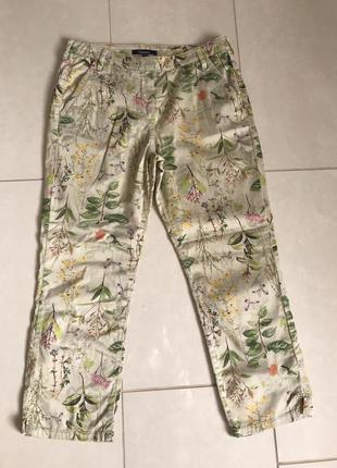 Штаны капри стильные модные дорогой бренд gaedeur размер 36