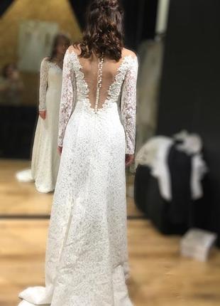 Шикарное свадебное платье ida torez6 фото