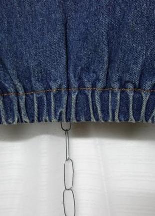 Практичная джинсовая курточка с капюшоном2 фото