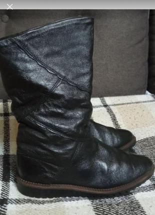 Сапоги напівчеревики шкіряні