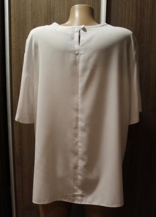 Белая блузка essence в идеальном состоянии 4xl4 фото