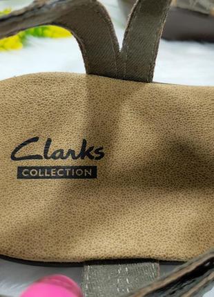 Кожаные очень удобные босоножки clarks collection ( 37 размер )4 фото