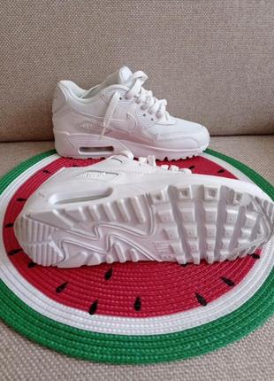 Кожаные кроссовки nike air max 833418-100/разм.35,5 оригинал8 фото