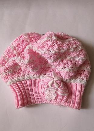 Красива, ніжна шапуля-бере на 1-2 рочки.