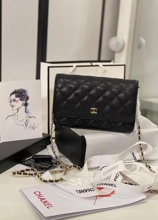 Чорна жіноча шкіряна сумка в стилі шанель вок кожаная сумка в стиле chanel wok