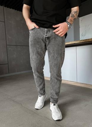 Мужские серые джинсы классика / базовые джинсы для повседневной носки2 фото