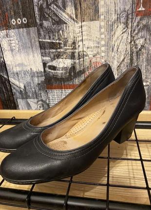 Шкіряні чорні туфлі, monarch, 41 розмір2 фото