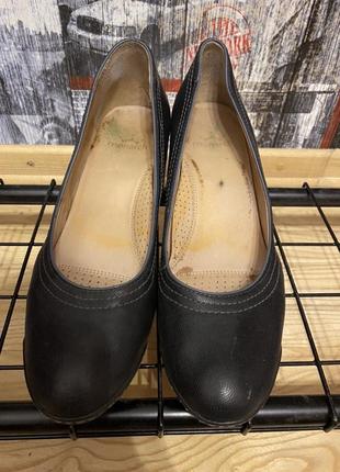 Шкіряні чорні туфлі, monarch, 41 розмір3 фото