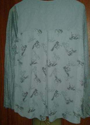 Шикарная льняная блуза большого размера2 фото