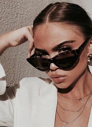 Очки.солнцезащитные очки.леопардовые очки.овальные очки.