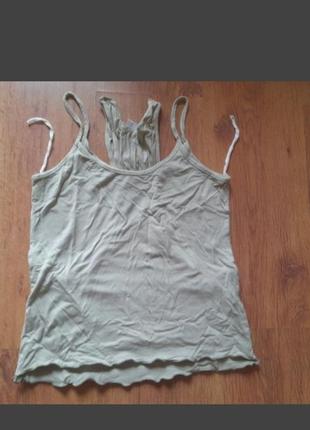 Майка-топ, p. xs_s.,вінтаж, цвіав дизайн подвійна