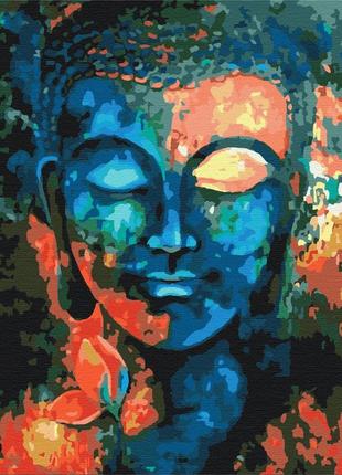 Картина по номерам 40х50 на деревянном подрамнике "цвет медитации" bs52138