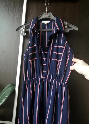 Шикарное, новое оригинальное платье сукня полоска. monteau5 фото