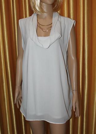 Красива крепдешиновая блуза m&s mode