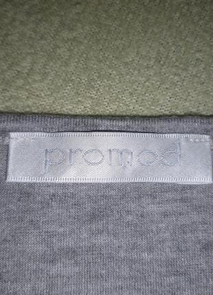 Трикотажная блуза кофта оверсайз с орнаментом  из пайеток promod5 фото