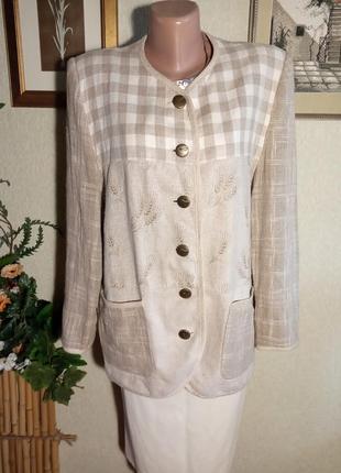 Жакет, льон, австрiя.