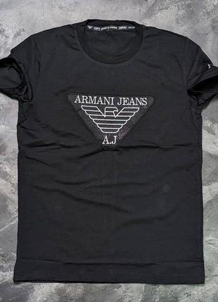 Мужская футболка armani jeans1 фото