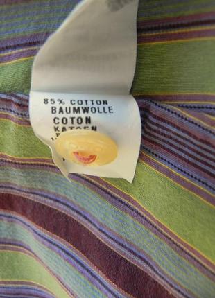 Класна блуза в смужку з рукавом три чверті 52 розміру otto kern6 фото