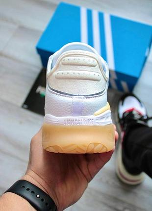 Белые кроссовки адидас найтбол / стильные молодежные кроссовки adidas4 фото