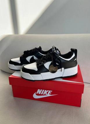 Кроссовки nike dunk low disrupt black/white кроссовки3 фото