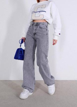 Джинси палаццо труби кльош висока посадка турция бойфренди прямі