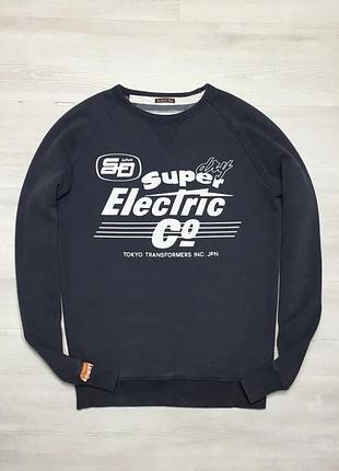 Superdry брендовая теплая толстовка батник флис типа g-star