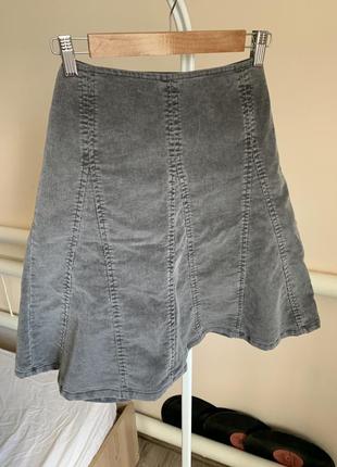 Вельветова спідниця gap.