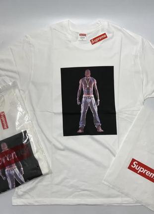 Supreme футболка 2pac hologram