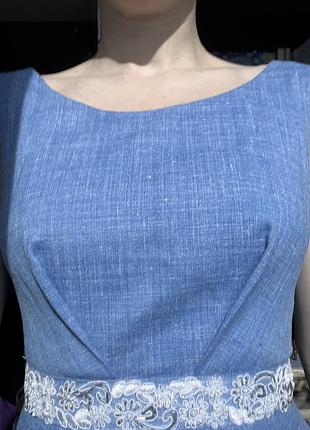 Сукня з льону. індивідуальний пошив