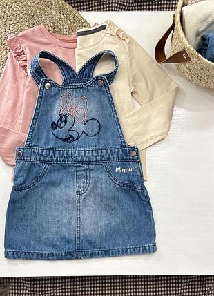 Джинсовый сарафан 18-24 м