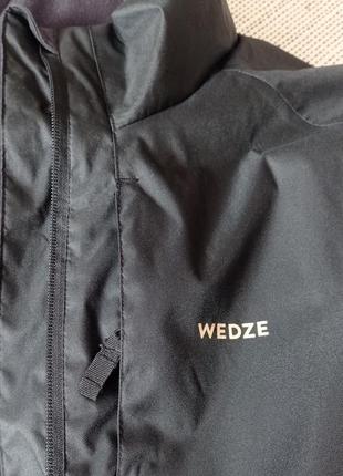 Куртка лыжная decathlon wedze, чёрная куртка для активного отдыха.6 фото