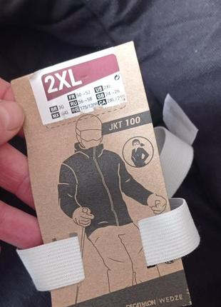 Куртка лыжная decathlon wedze, чёрная куртка для активного отдыха.4 фото