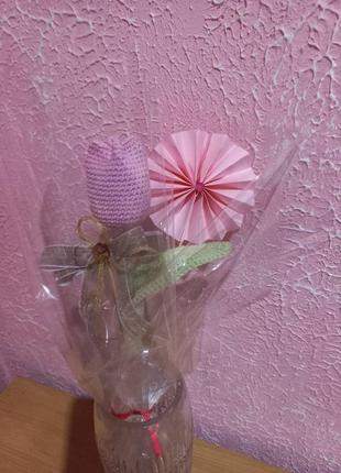 Тюльпанчик вязаный hand made 🌷
