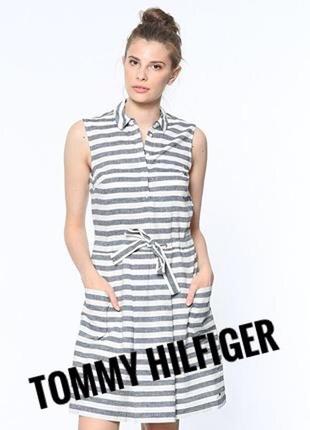 Льняное платье tommy hilfiger