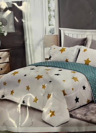 Комплект постільної білизни страйп сатин