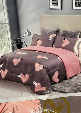 Комплект постільної білизни страйп сатин