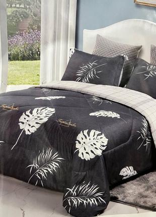 Комплект постільної білизни страйп сатин