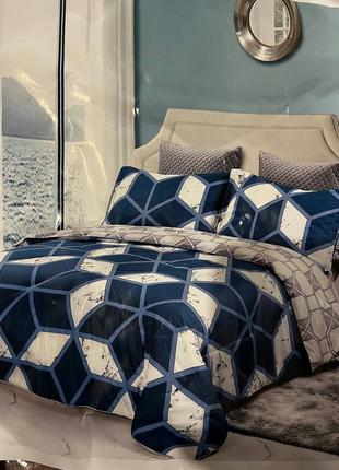 Комплект постільної білизни страйп сатин