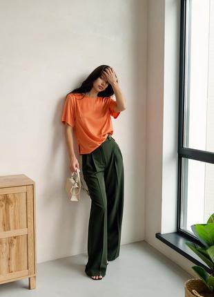 Штани з костюмної тканини