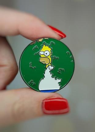 Металевий значок - пін "гомер сімпсон" (знач0260)
