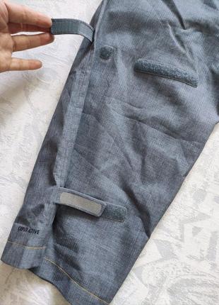 Водовідштовхуючі мембранні штани трекінгові штани vaude на підкладці8 фото