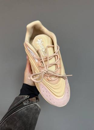 Женские замшевые кроссовки adidas ozelia golden rose.2 фото