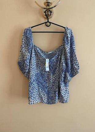 Балтал большой размер новая легкая вискозная натуральная весенняя блуза блузка блузочка кофта кофточка4 фото