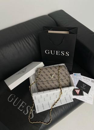 Сумка в стиле guess amara grey 3
