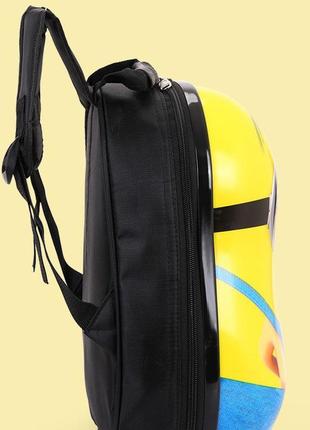 Рюкзак городской детский пластиковый желтый классический детский сумка-рюкзак из пластика для прогулок4 фото