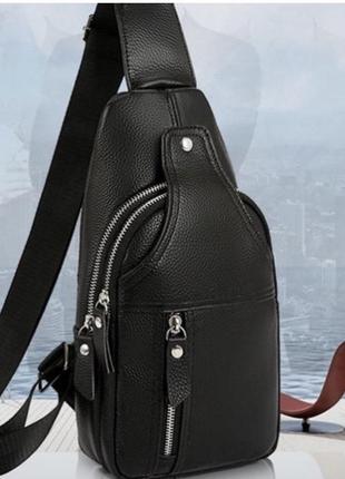 Чоловіча нагрудна сумка // рюкзак на одне плече